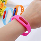 Силіконовий браслет відлякувач комах. От комаров Anti Mosquito Band Purple, фото 10