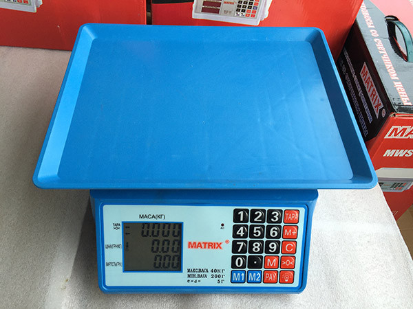 Весы торговые Matrix A-3 (40 кг) в Украине