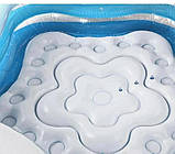 Дитячий надувний басейн Intex,185*180*53 см "Морська зірка"з надувним дном.Великий, дачі, для дітей 56495, фото 6