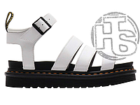 Женские сандалии Dr. Martens Blaire Hydro Leather Gladiator Sandals White 25768100