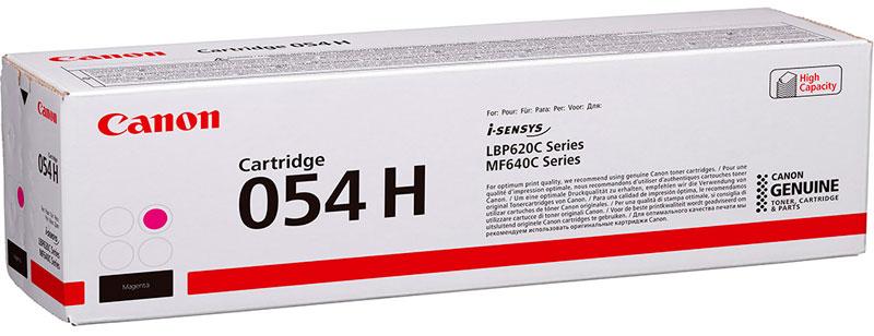 Картридж Canon 054h magenta для LBP621Cw/ LBP623Cdw MF641Cw/ MF643Cdw/ MF645Cx (3026C002)