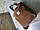 Вельветова жіноча сумка шоппер (тоут) "Lady Star", колір коричневий, фото 3