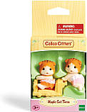 Набір фігурок Малюки Двойняшки Котики 1795 Maple Cat TwinCalico Critters Maple Cat Twins Sylvanian Families, фото 2