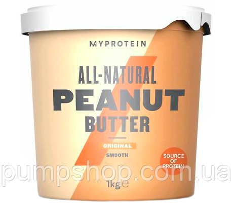 Арахісова паста кранч MyProtein Peanut Butter 1 кг (смузі)