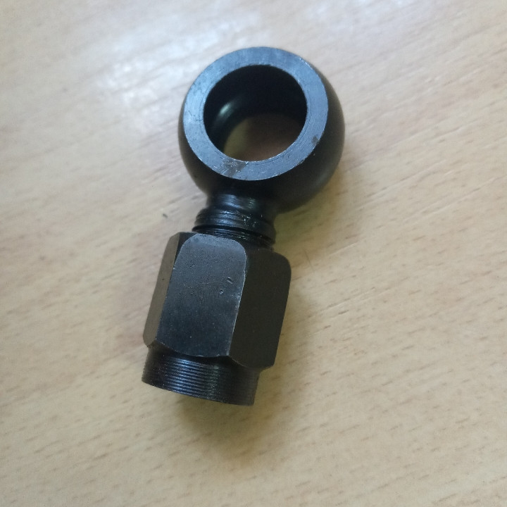 Косинець поворотний з гайкою, штуцер, фото 1