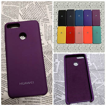 Брендовий чохол накладка Silicone Cover для Huawei (Хуавей) Y9 2018