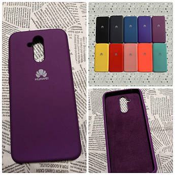 Брендовий чохол накладка Silicone Cover для Huawei (Хуавей) Mate 20 Lite