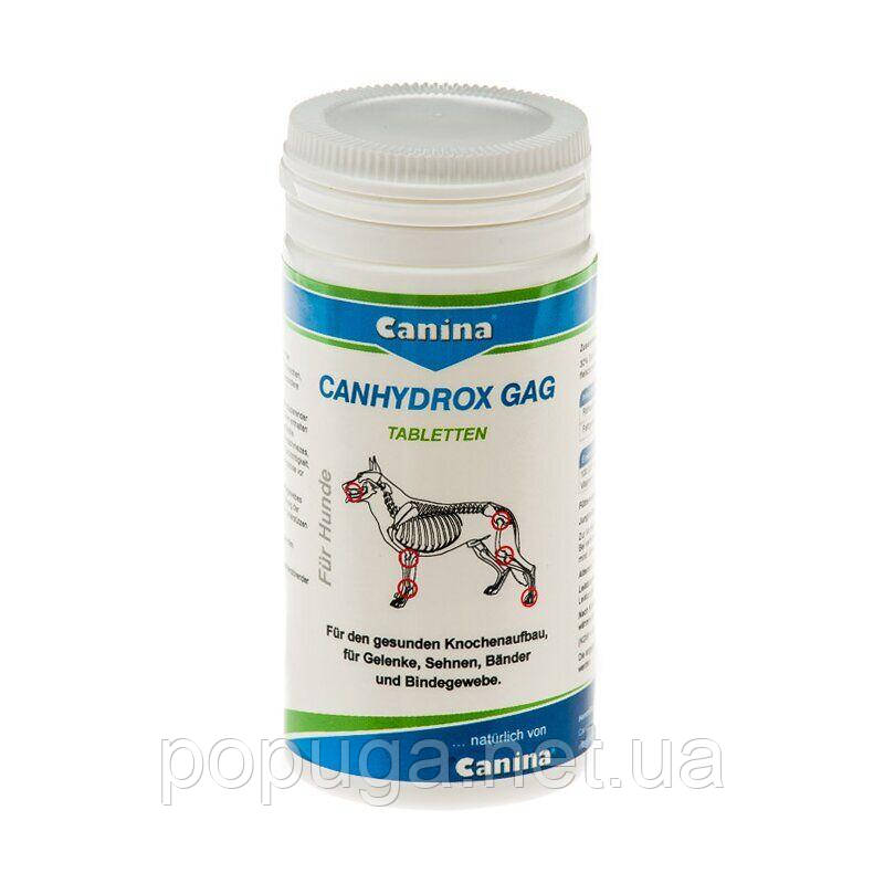 Вітаміни для собак великих порід Canina «Canhydrox GAG» 60 таблеток, 100 г (для суглобів)