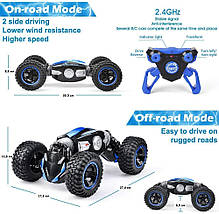Машинка позашляховик трансформер NQD 4 WD, 2.4 Ghz (Червоний), фото 3