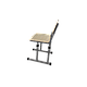 Парта шкільна класична одномісна з вирізом +стілець / Парта шкільна класична одномісна з вирізом +стілець, фото 8