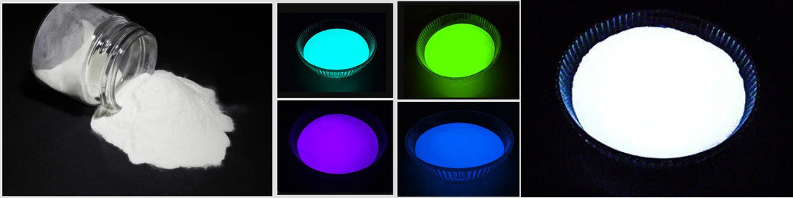 Комплект із 5 барвників базового Люмінофора ЗВИТЯЧОГО порошку люмінесцента ТМ Просто та легко 500 г, фото 1