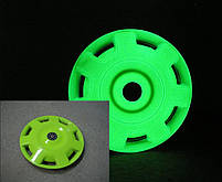 ТЕМНО ЗЕЛЕНИЙ у темряві та на світлі СВІТЯВИЙ порошок люмінесцент ТМ Просто та легко 50 г, фото 3