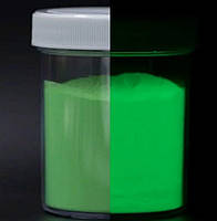 ТЕМНО ЗЕЛЕНИЙ у темряві та на світлі СВІТЯВИЙ порошок люмінесцент ТМ Просто та легко 50 г, фото 4