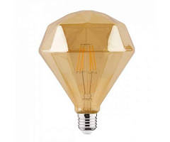 Лампа RUSTIC DIAMOND 6W Filament led  E27 2200К (Horoz Electric)