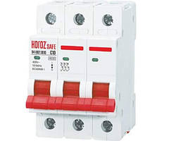 Автоматичний вимикач SAFE 63А 3P С (Horoz Electric)