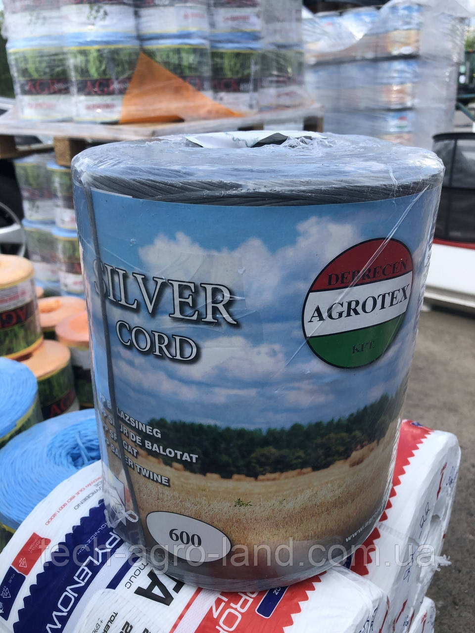 Шпагат сенов'язальний AGROTEX 600 Сірий 5 кг