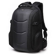 Рюкзак міський Ozuko 8980 Black з відділом для ноутбука 15.6" каркасний чоловічий спортивний дихаюча спинка