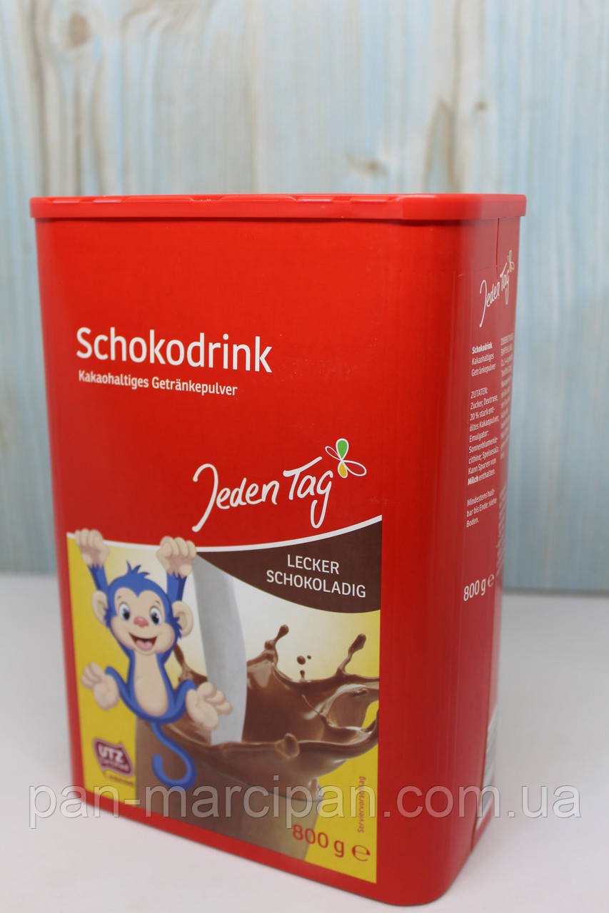 Какао дитяче Schokodrink Jeden Tag 800 г, фото 1