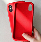 Чохол Silicone Case Full cover для iPhone X, Xs червоний (айфон ікс, ікс), фото 2