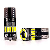 Лед лампы T10 W5W 15SMD 4014 Canbus №2 (Белый)