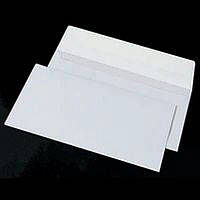 Конверт E65 DL 110*220мм скл., білий, вузький 80гр/м (1000)