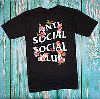 Футболка A. S. S. C. Anti Social social club • Sakura black