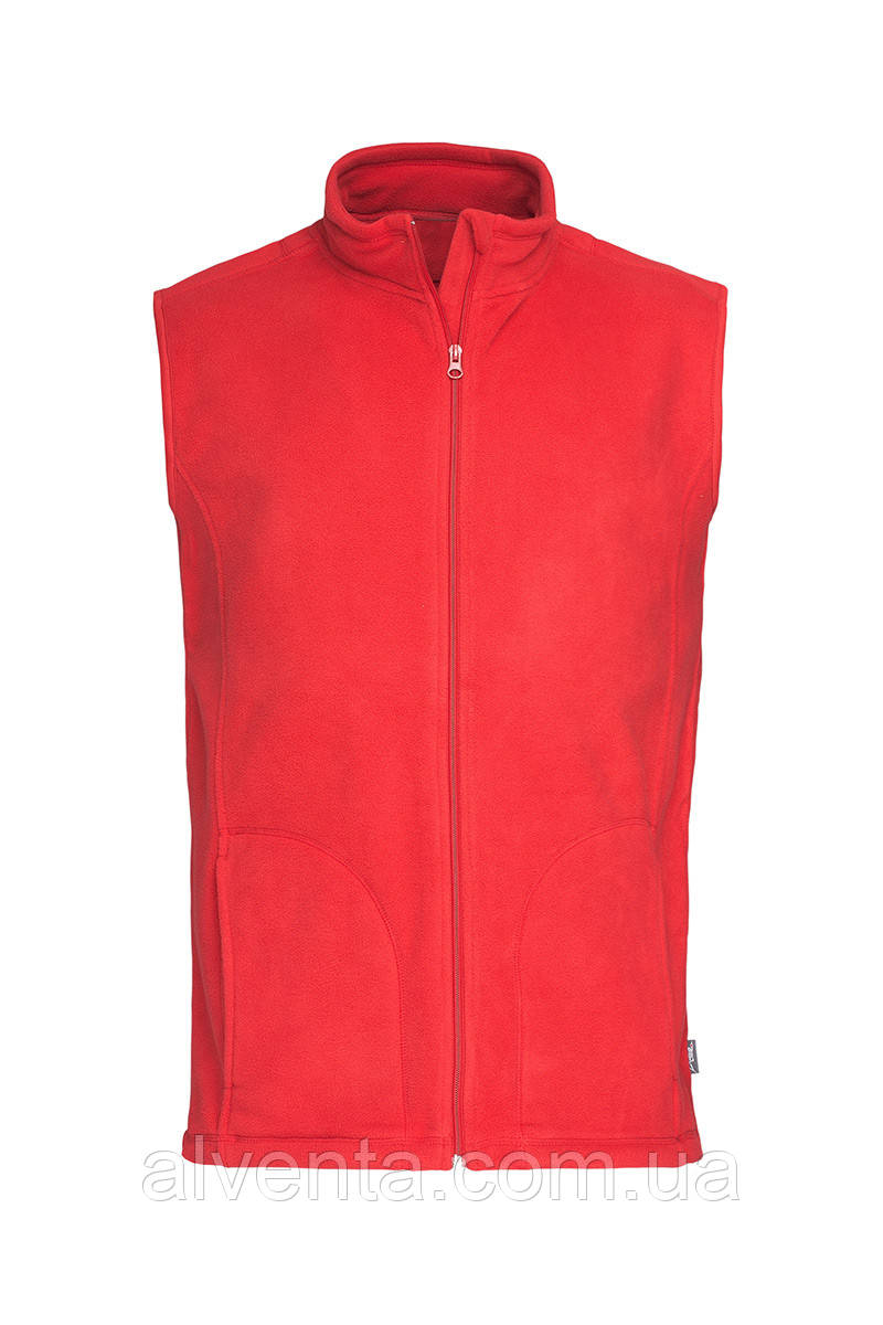 Чоловічий теплий жилет ACTIVE FLEECE VEST червоний