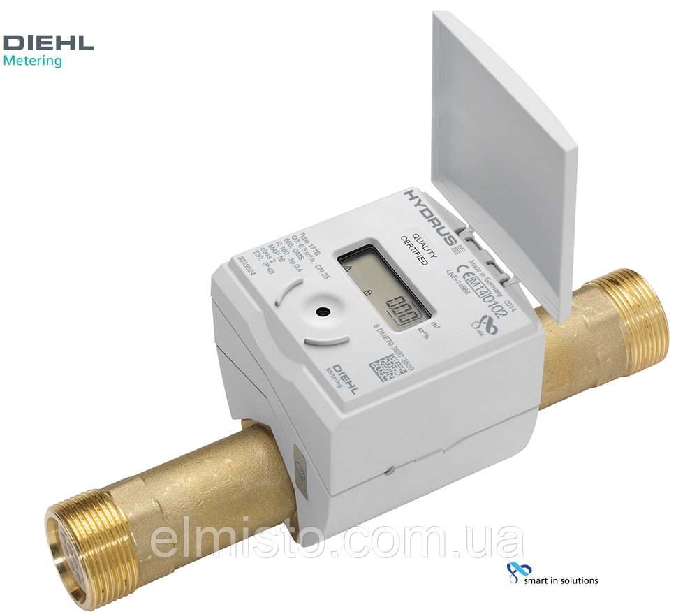 Ультразвуковой водосчетчик HYDRUS 40-16 DN40 - G2B Qn16,0 резьба, с дисплеем, M-Bus или радио (Германия) - фото 1 - id-p1214929488