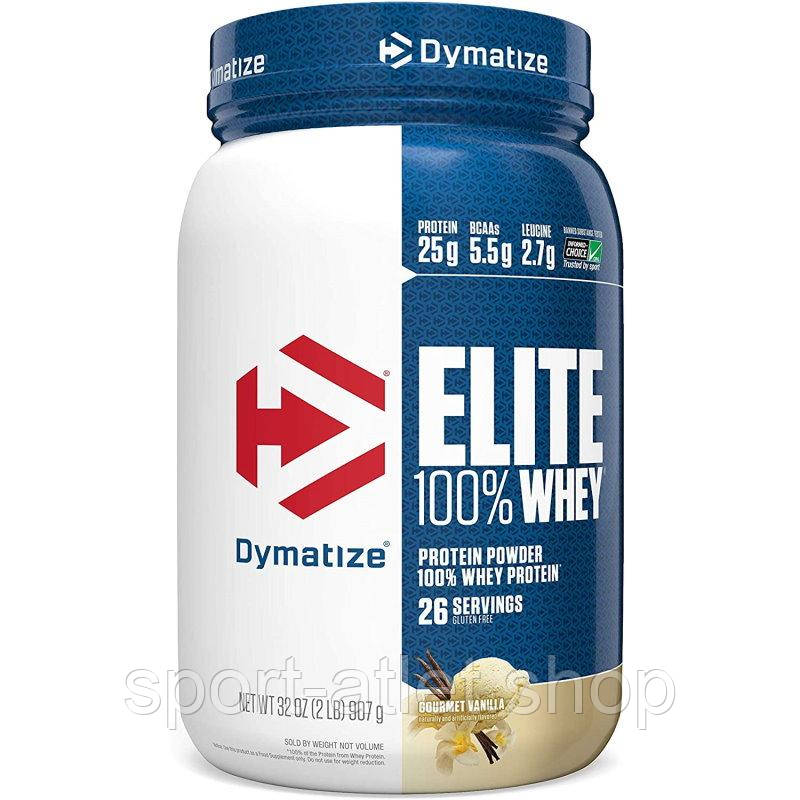 Протеїн Dymatize Nutrition Elite 100% Whey Protein, 908 грам - Ваніль, фото 1