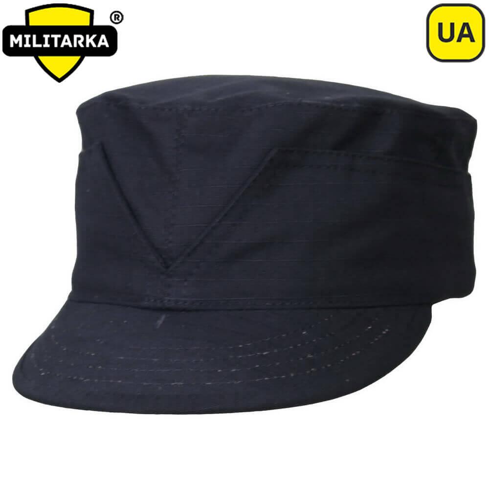 Мілітарка™ кепка Мазепинка рип-стоп без кокарди чорна