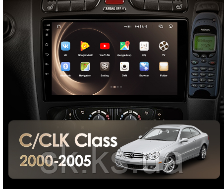 Junsun 4G Android магнітола для Mercedes Benz C-Class CLK Class S203 W203 W209 A209 2000 - 2005