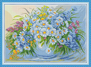 Набір алмазной мозаїки NKF Ромашки H0166