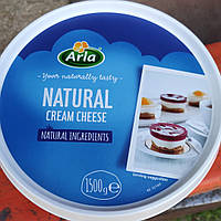 Крем сир Натуральний 70% Cream Cheese Natural Arla 1,5 кг (Данія)