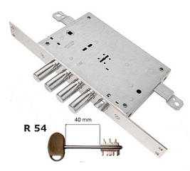 Замок врізний Mottura 52.771 TSBM ключ R54
