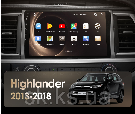 Junsun 4G Android магнітолу для Toyota Highlander 3 XU50 2013 — 2019