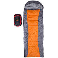 Спальний мішок Green Camp GRC1009-OR, Ковдру, 450g/m2, Помаранчево-сірий