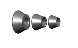 Набір конусів вал 40 мм, 41-100 мм, 3 шт. HAWEKA