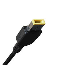 Мережевий блок живлення ( адаптер) для ноутбука Lenovo 20V 3.25 A 65W square - зарядний пристрій + кабель 220B, фото 3
