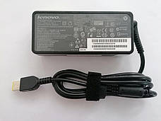 Мережевий блок живлення ( адаптер) для ноутбука Lenovo 20V 3.25 A 65W square - зарядний пристрій + кабель 220B, фото 5