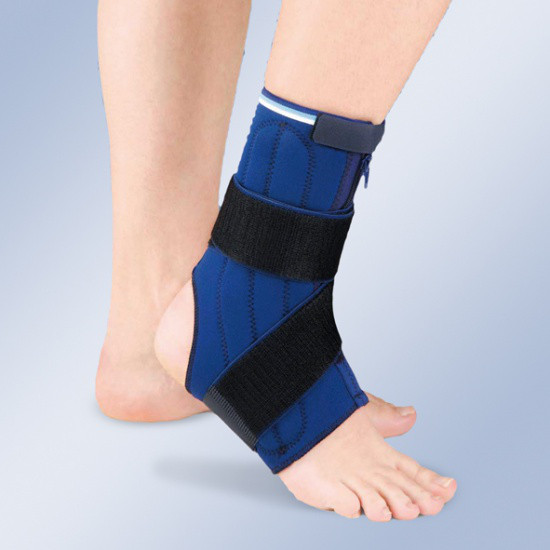 Напівжорсткий ортез гомілковостопного суглоба з гнучкими вставками 1