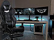 Кресло для роботи вдома Barsky SD-27 Batman Black, чорний, фото 5