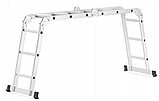 Драбина трансформер 4x4 Higher 4-х секційна універсальна розкладна 16 ступеньок Польща Лестница Стремянка, фото 4