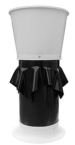 Шахта вентиляційна Ø 630 мм, у комплекті з дифузором, ущільнювачами та з комплектом для складання