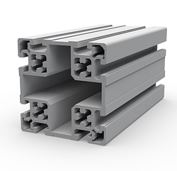 Верстатний профіль T-track 100х100 АНОД, довжина виробу 6м, різка кратно 3м.