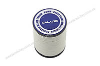 Galaces 0.50 мм молочная (S002) нить круглая плетеная из 8 нитей вощёная по коже