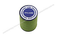 Galaces 0.50 мм зеленая (S033) нить круглая плетеная из 8 нитей вощёная по коже
