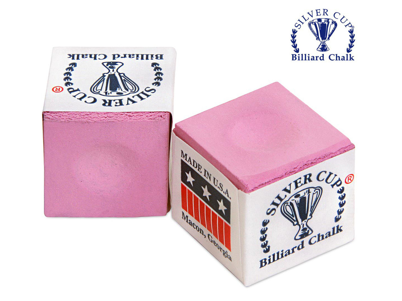 Крейда більярдна Silver Cup рожева 1шт, фото 1
