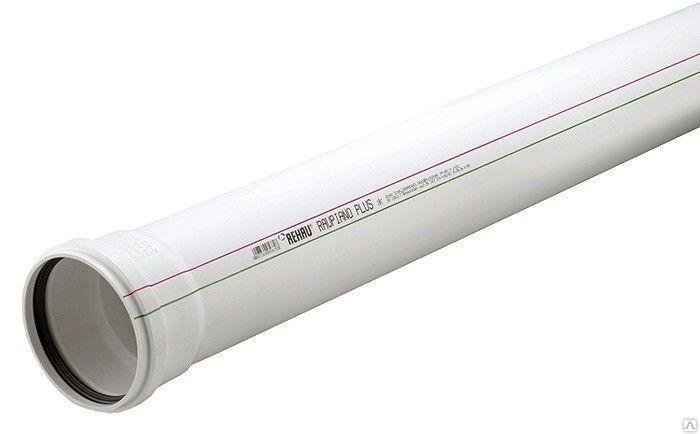 Труба для бесшумной канализации Rehau Raupiano Plus DN 75, L 150 мм, фото 1