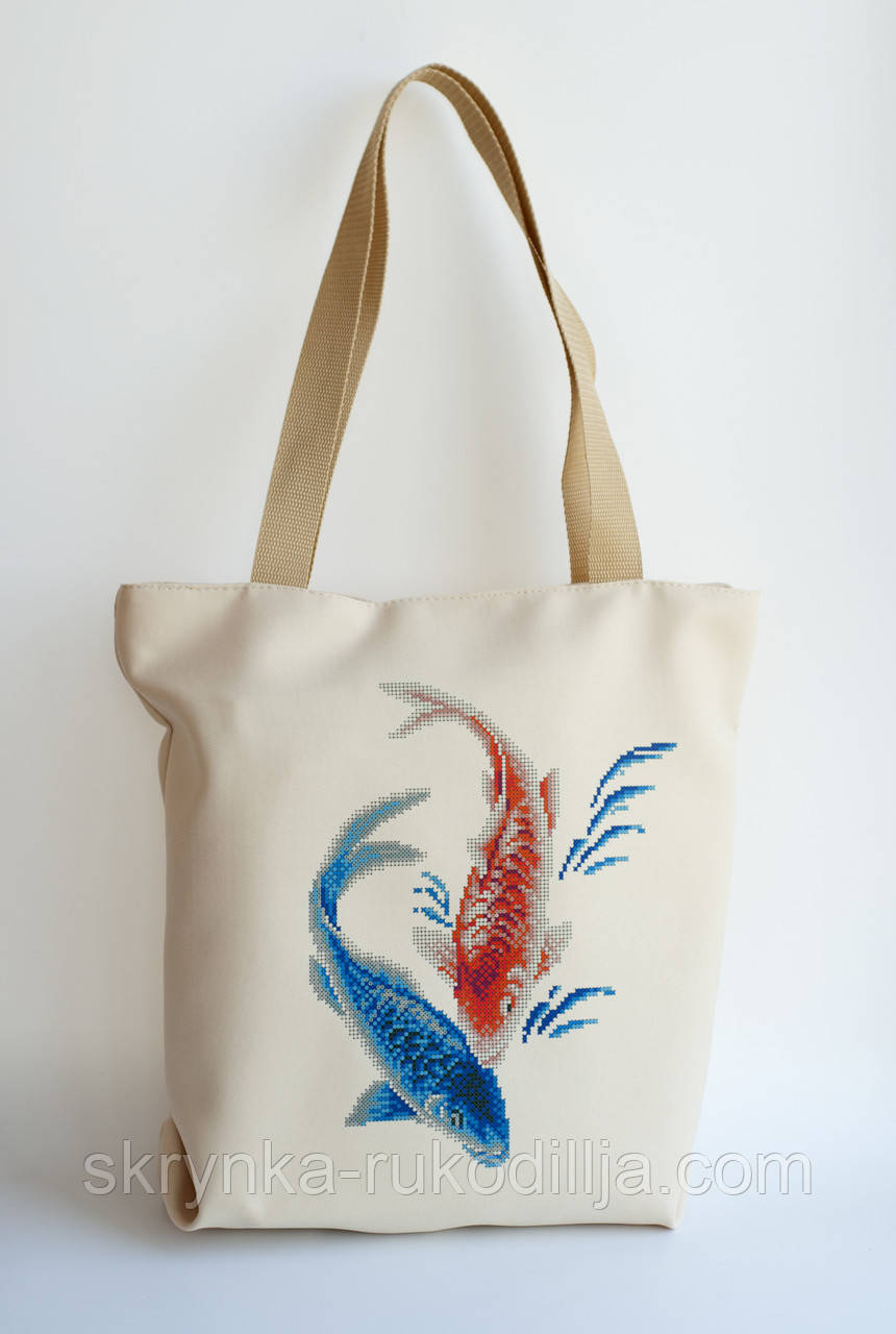Сумка Пошита для вишивки Кої