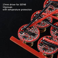 Драйвер 17мм 5000мА термоконтроль Biscotti firmware (12 груп режимів)